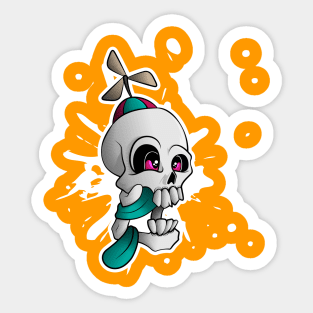 Junk Skull Sticker